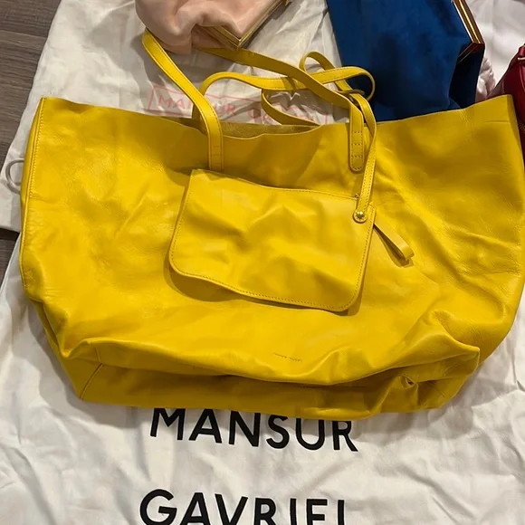 Mansur Gavriel Bags Mansur Gavriel Oversized Lamb Leather Soft - Main Image